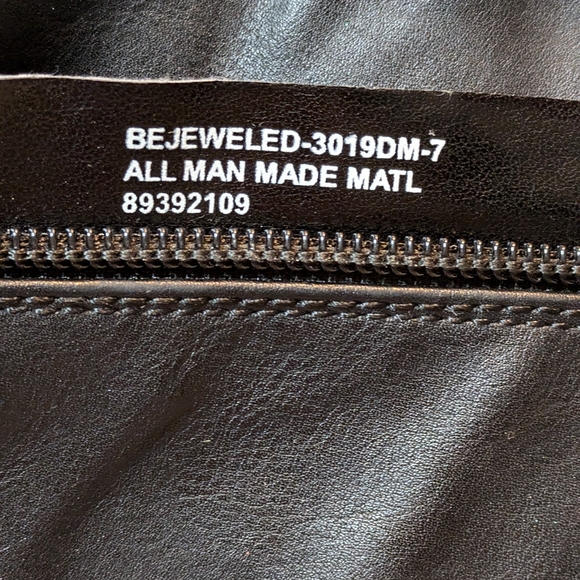 Pleaser Bejeweled Platform Thigh High Boots - Picture 5 of 5